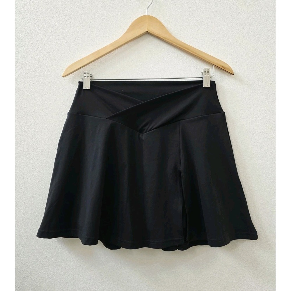 Blogilates Black Skort Women's Size Large Active Skirt Built In Shorts